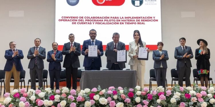 Zacatecas marca hito nacional: será el primer estado auditado en tiempo real